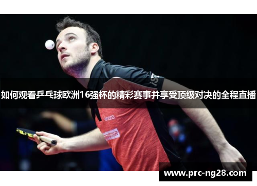 如何观看乒乓球欧洲16强杯的精彩赛事并享受顶级对决的全程直播 如何观看乒乓球欧洲16强杯的精彩赛事并享受顶级对决的全程直播